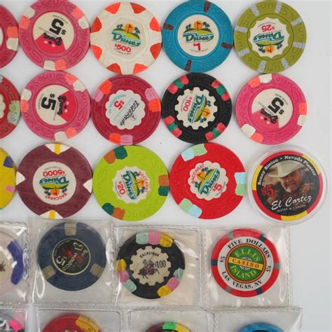 value of old casino chips
